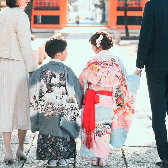 七五三 753 着物・衣装レンタル奈良市・橿原市・広陵町・木津川市の写真撮影と着物レンタルならフォトスタジオワタナベ