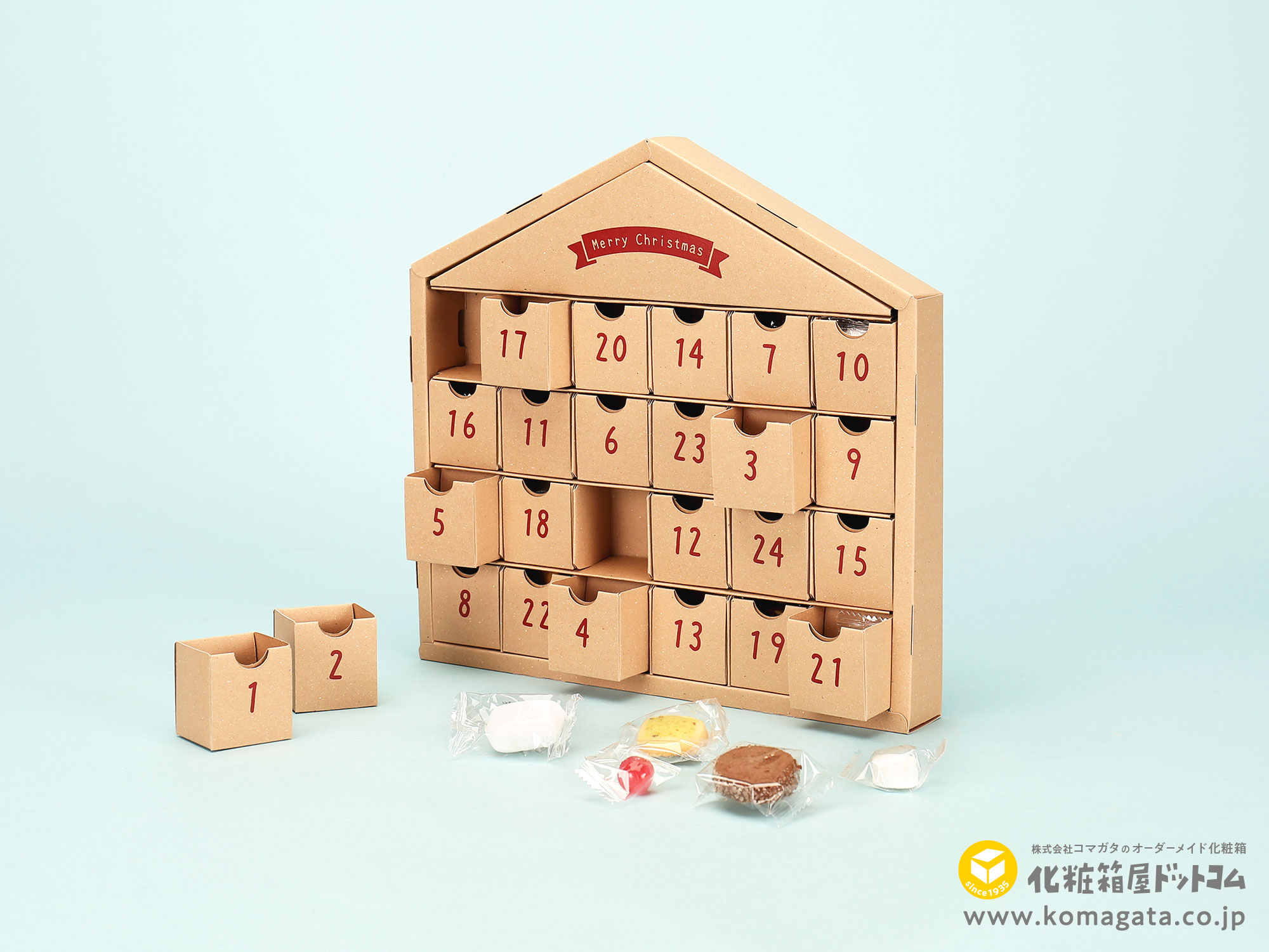 110円で買えちゃう！！ダイソーのアドベントカレンダーでクリスマス気分を盛り上げよう♪子育てママのものづくり部屋