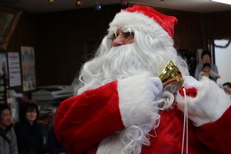 サンタクロースからの手紙 英語 クリスマスカード 手書 お名前付 筆記体 サンタ