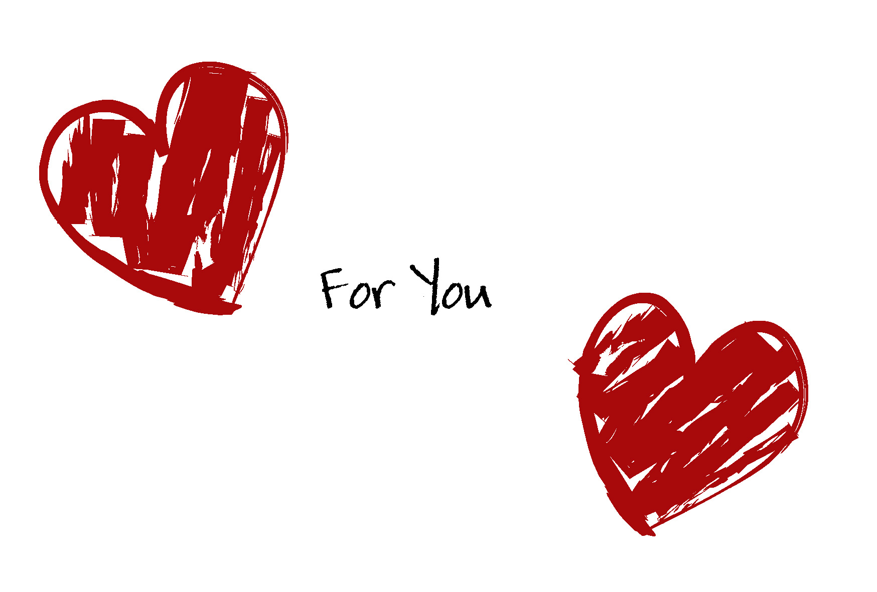 バレンタインデーグリーティングカード ハッピーバレンタインの無料メッセージカードテンプレート 3333 - デザインAC