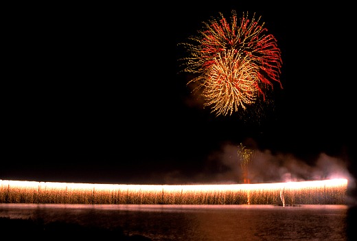 ナイアガラ花火花火の虎