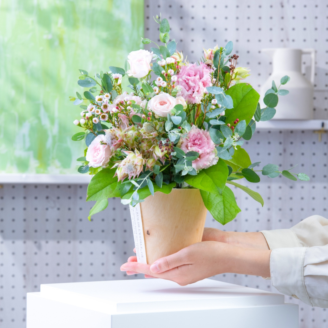 ドライフラワー 花束バラ一本 大輪プリザーブドフラワーギフトボックス入り枯れない花 誕生日プレゼント・記念日・プロポーズ