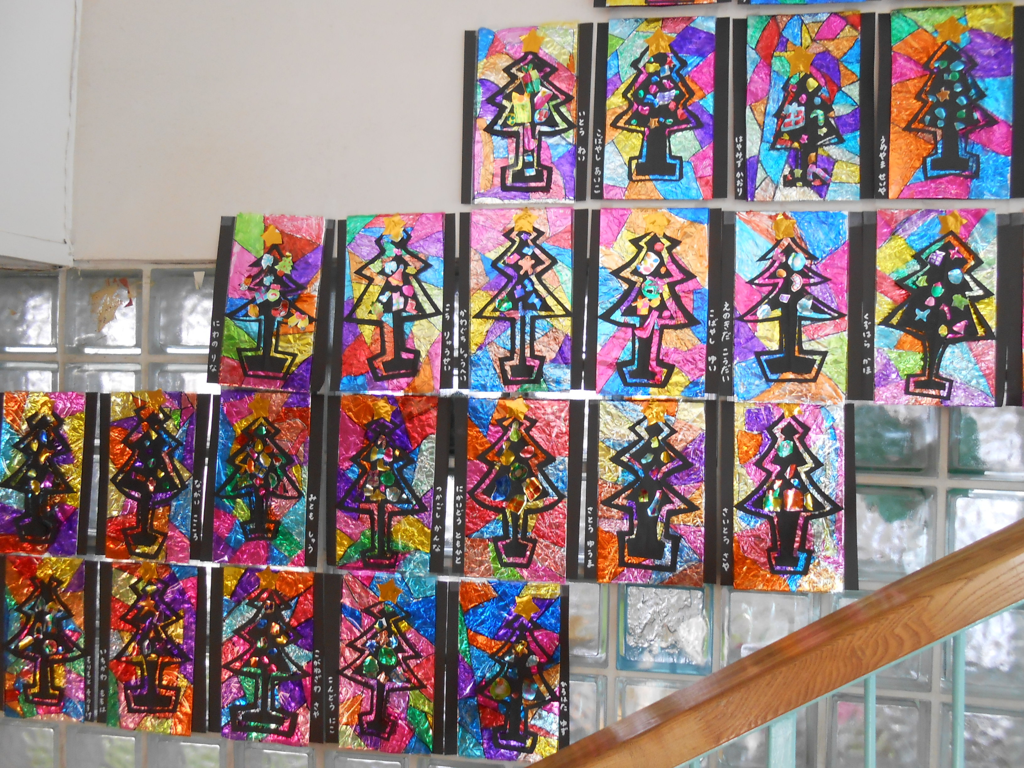 クリスマスリース作り ～年長組便り～ 2021 12 16 木: 大手幼稚園ブログ