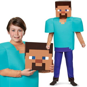 売切価格 マインクラフト クリーパー ハロウィン キッズ コスチューム 男の子 125-150cm 衣装 子供 Disguis 65642
