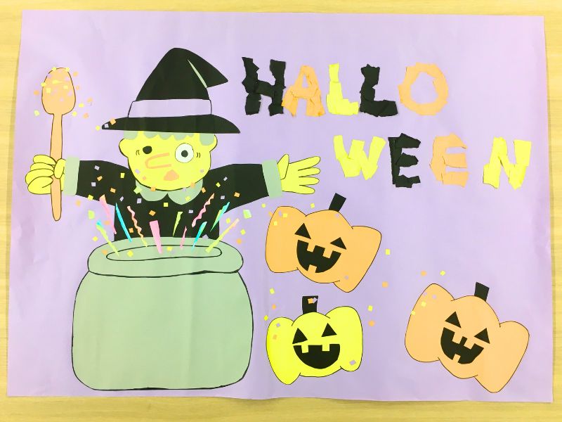 100円ショップの画用紙で作る、ハロウィン仮装 - なる子とマーナル☆