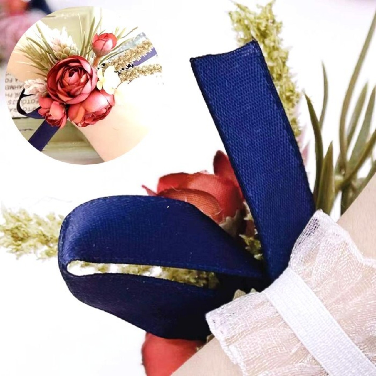 式典用リボン記章 胸章 徽章小六方複 - 式典 イベント 選挙 入学式 卒業式 運動会に – 日本の四季・行事の店 木瓜屋