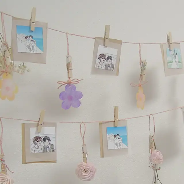 かわいい結婚式ならガーランド♡手作りガーランドの作り方やテンプレートまで♡Wedding Tipsウェディングのプロが届ける結婚式のアドバイス