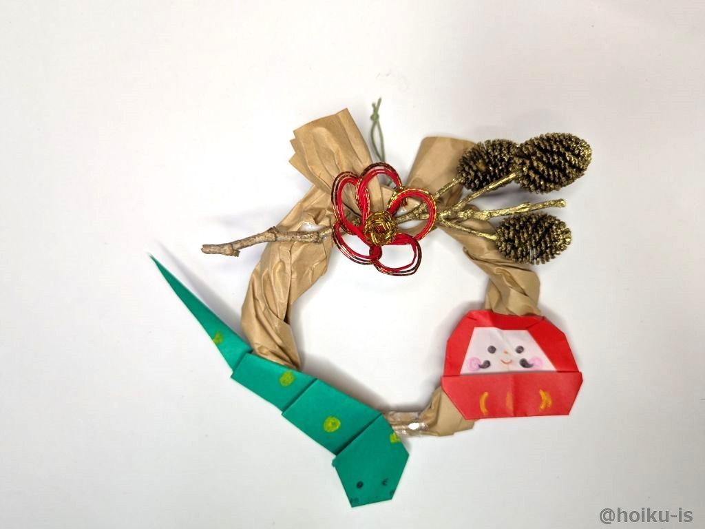 今年最初の工作クラス〜お正月工作その1〜』