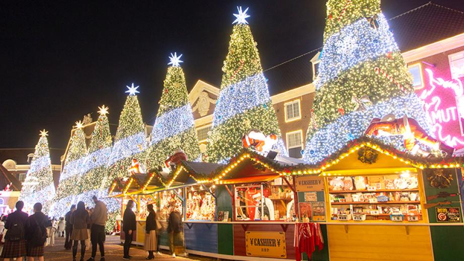 長崎ハウステンボスへ女子旅 クリスマスイルミネーションを満喫旅行プランは旅色で