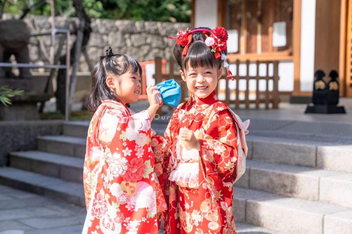 刀と手まりと、3歳の冒険。」七五三ロケ日和 in 照国神社⛩️鹿児島の写真館・写真撮影スタジオメディア