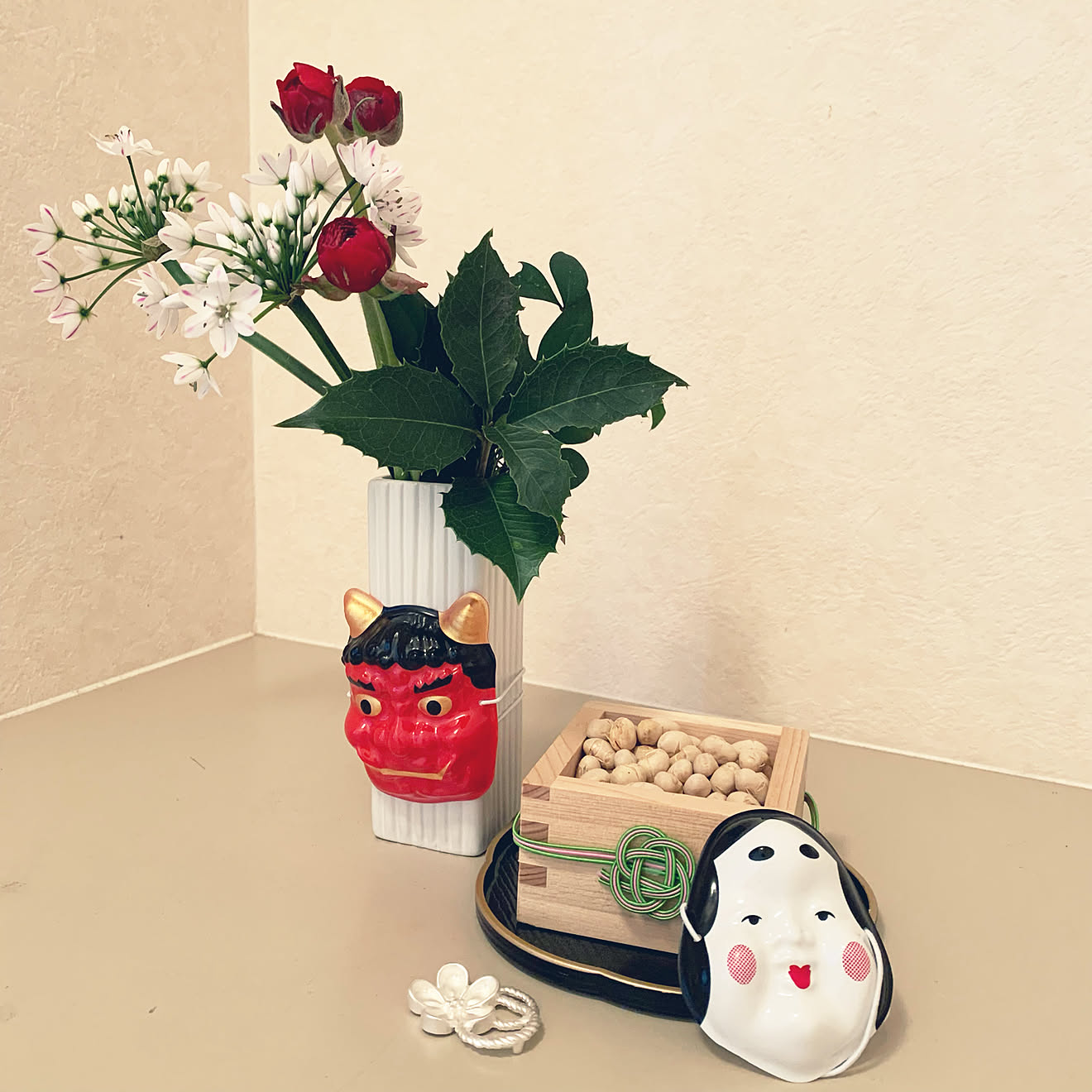 ダイソー 節分に向けての商品を使ったおしゃれなインテリア実例RoomClip ルームクリップ