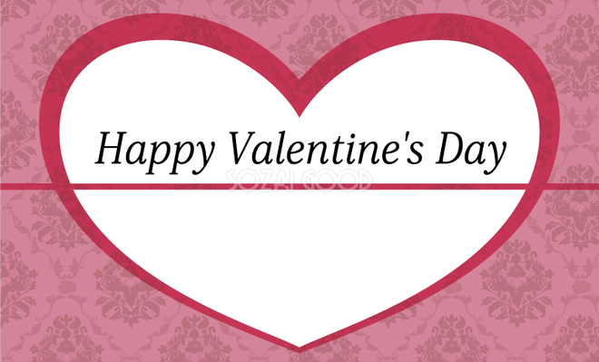 S0007-0003バレンタイン メッセージカード モコ飲食店用品・印刷通販のatta アッタ