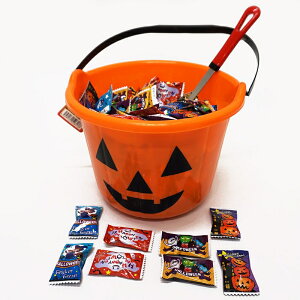 Amazon.co.jp: ハロウィンバケツ、パンプキントリートペール - ビスタプリン トかぼちゃのバスケット,ハロウィン グッズバケツハロウィングッズバケツ 蓋付き ハロウィンキャンディホルダーコンテナ パーティーの記念品 ホームデコレーション用品 : スポーツ＆アウトドア