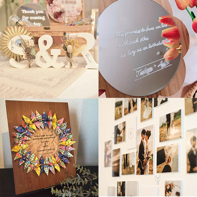 人気のウェルカムボードが勢揃い！結婚式のおしゃれアイテム専門店 - フィーノ