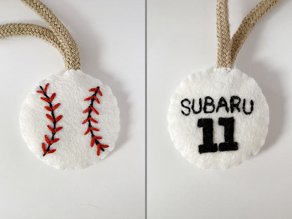 フェルト手作り可愛いバスケ部TikTok