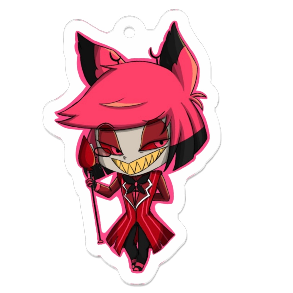 ハズビンホテル アラスター バレンタイン ポスター ハズビンホテル Hazbin Hotel 公式 バレンタイン限定 ポスタ