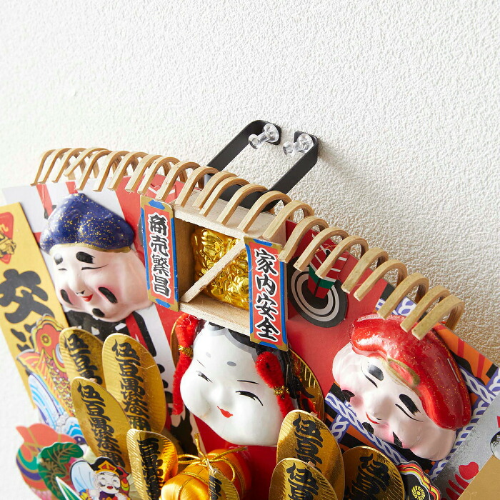 楽天市場レビュー特典『 山崎実業 熊手&福笹ホルダー タワー 』 tower 壁掛け ホルダー 飾り台 飾り方 スタンド 棚 ラック 一輪挿し 神棚熊手用 熊手 福笹 開運 縁起物 モダン 押しピン 収納 台 収納雑貨 シンプル 公式 ホワイト ブラック モノトーン 5292