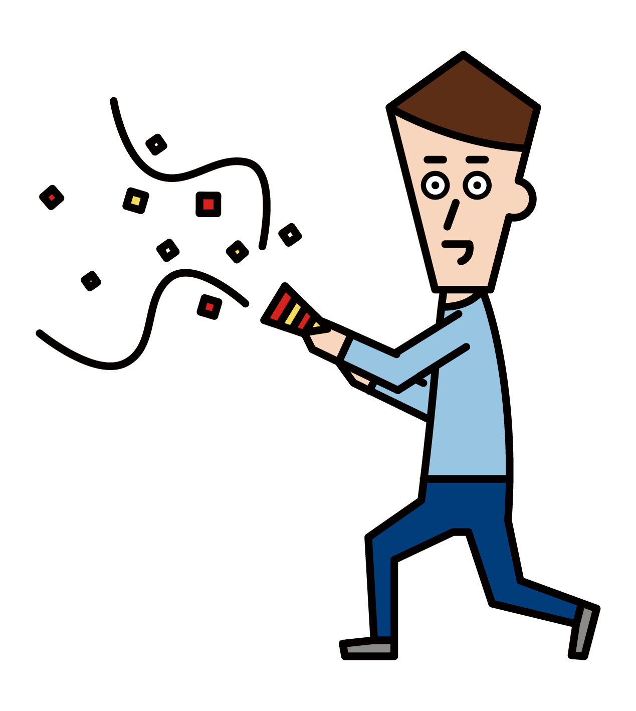 散らからないクラッカー 5個入 クラッカー 簡単片付け イベント 誕生日会 パーティーおもちゃ通販のトイザらス オンラインストア