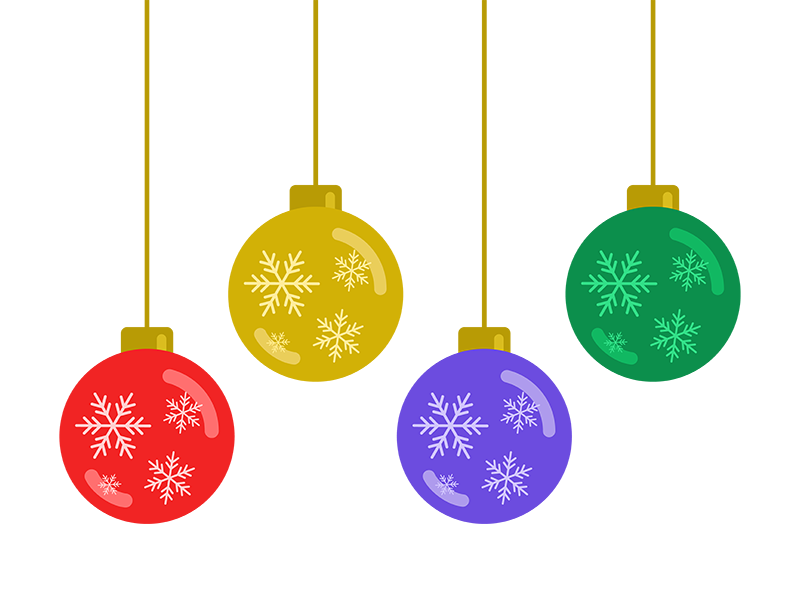 クリスマスリースのイラスト - 無料の可愛いデザイン素材 - チコデザ