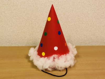 手作りクリスマス 100均フェルトでサンタ帽の作り方 ベビーみみねこ日誌