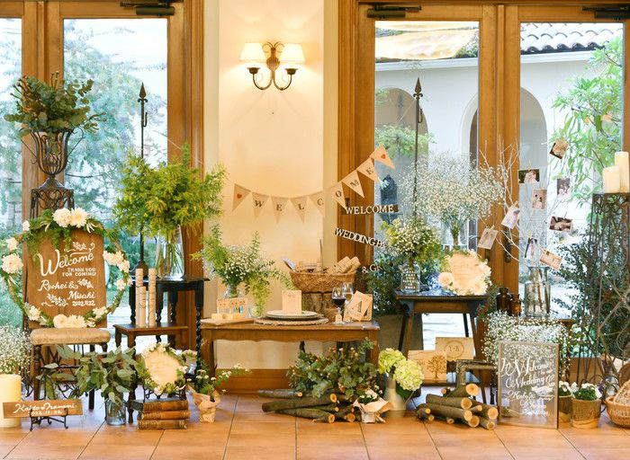 お写真を飾るだけ！ウェルカムスペース おまとめセット 受付サイン付き 結婚式 二次会wedo