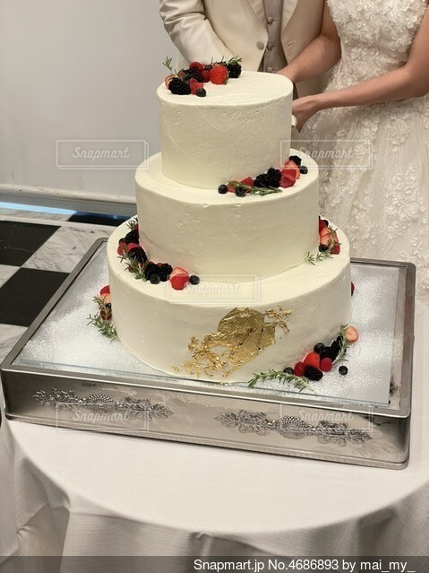 パーティーサイズ スクエア・ベリー 正方形 3段