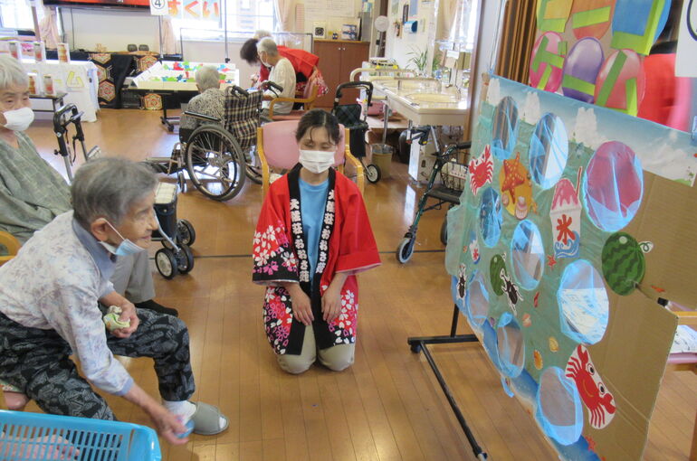 2021夏祭り、大盛況です！😊 社会福祉法人旭福祉会 高齢者総合ケアセンターやすらぎ園