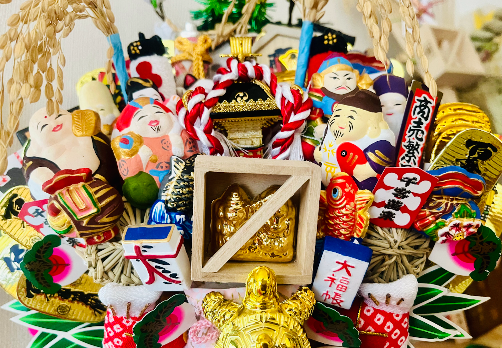 熊手 縁起物 関東流雅熊手1号 飾り方 酉の市 意味 玄関 自宅用 会社 オフィス マンション 受付 室内 正月 しめ飾り 玄関飾り 室内飾り 爆買LINEブランドカタログ