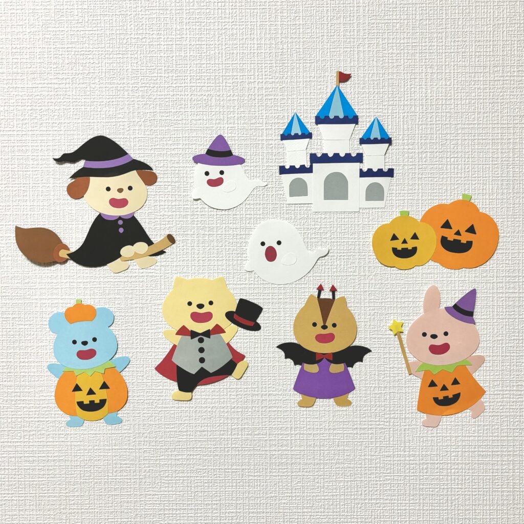 ハロウィン製作キット 壁面飾り 保育教材 ハンドメイド