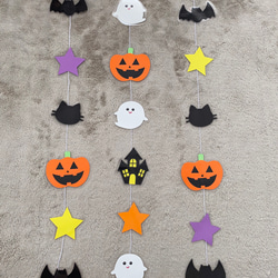 Amazon.co.jp: ③ハロウィン 壁面飾り 10月 モンスター おばけ かぼちゃ お菓子 ガーランド : おもちゃ