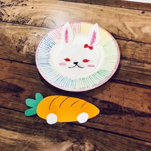 簡単イースター工作 紙皿で出来るイースタークラフト リースやイースターエッグ飾りの作り方雪見日和