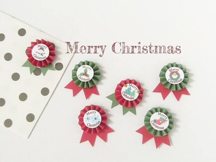 無料型紙 クリスマスのプチギフトに簡単ラッピング袋♪