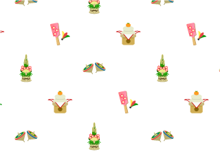 門松 かどまつ のライン飾り罫線イラスト無料フリーイラスト素材集 Frame illust