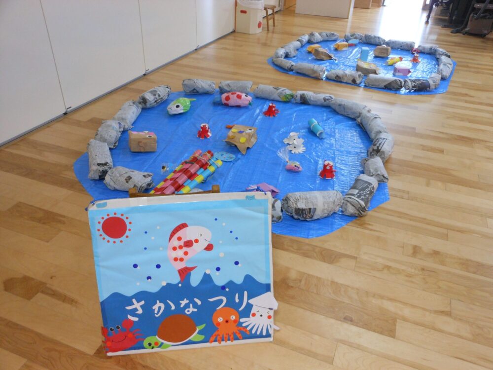 夏祭りごっこ ～お祭り当日編～ – 東根市立東部こども園