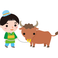 七夕 ペープサート 保育 保育教材 ハンドメイド 織姫 彦星 機織り機 牛飼