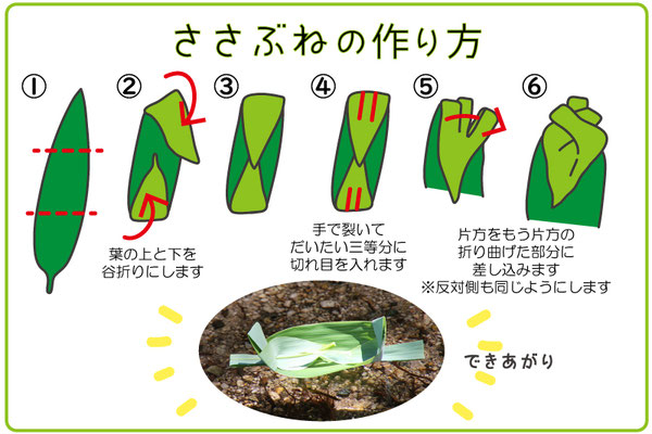 折り紙 七夕 簡単 笹の葉 折り方Easy Origami to make “Bamboo leaves”