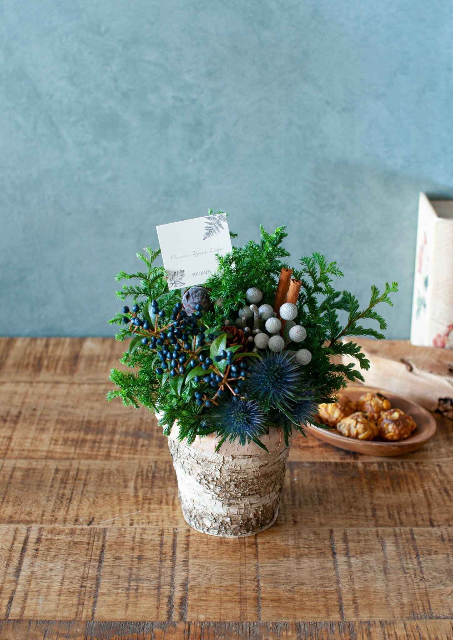 クリスマスキャンドルアレンジメントフラワーアレンジメントスクール Bremen Flower Japan