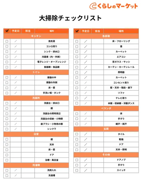 年末の大掃除は賢く、手際よく！場所別掃除のコツを完全解説 特集ＤＣＭ
