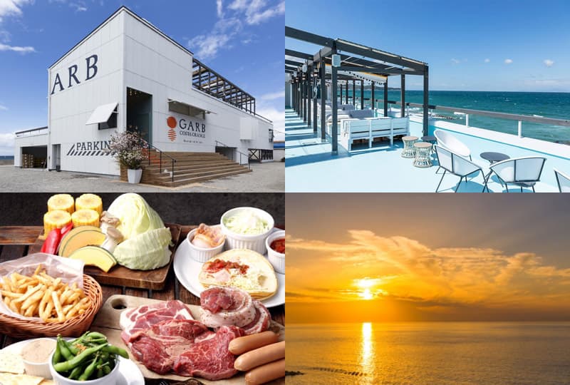 ウェルネスパーク五色 高田屋嘉兵衛公園～初夏の風を感じながら、テラスでバーベキューを楽しみませんか～ ウェルネスパーク五色のテラスBBQは、炭火ではなくガス火＆鉄板スタイル！火起こしの手間がなく、コンロや炭の準備も不要なので、 誰でも気軽に楽しめるのが