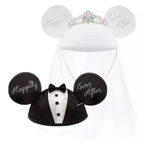 Disney ウェディング用イヤーハット Disney US Disney ウェディング 結婚式 イヤーハットセット