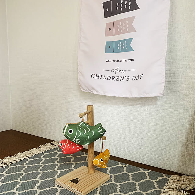 ダイソーの鯉のぼり＆端午の節句グッズ。私もディズニーが好き❣️