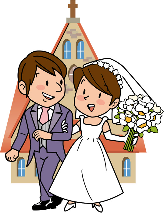 南国の結婚式のイラストかわいいフリー素材集 いらすとや