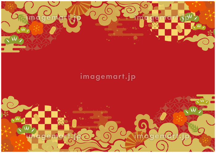 お正月 ストライプ 和風背景 イラスト素材6220511- フォトライブラリ