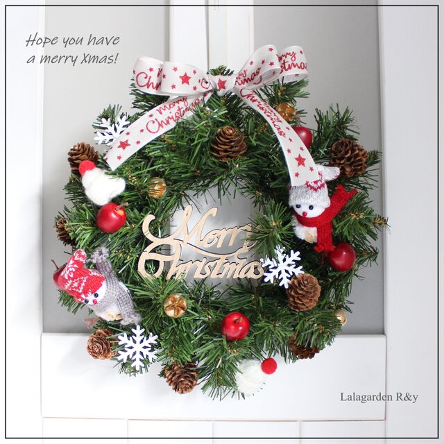 楽天市場マラソン限定☆P+7倍在庫処分セール クリスマス リース 玄関 クリスマスリース 雪だるま 松ぼっくり ドア 飾り 装飾 LEDライト 電飾 セット おしゃれ : いいひ 楽天市場店