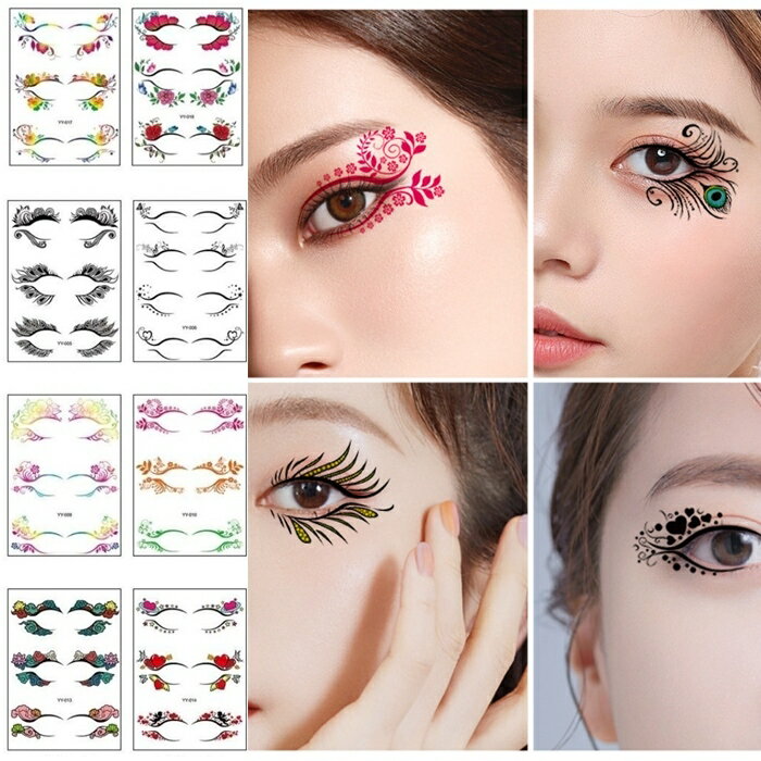 大人可愛い シール アイシャドウシール Brilliant blue コスプレ コスチューム メイク ハロウィン Halloween おばけ かぼちゃカボチャ ゴースト パンプキン モンスター ホラー ナイト ジャックオランタン 10月 秋 夜 仮装 お祭り カラフル 大人 おとな