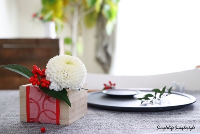 ご挨拶＆お正月ディスプレイアレンジ花屋ブログ埼玉県和光市の花屋鈴木園芸生花店にフラワーギフトはお任せください。当店は、安心と信頼の花キューピット加盟店です。花キューピットタウン