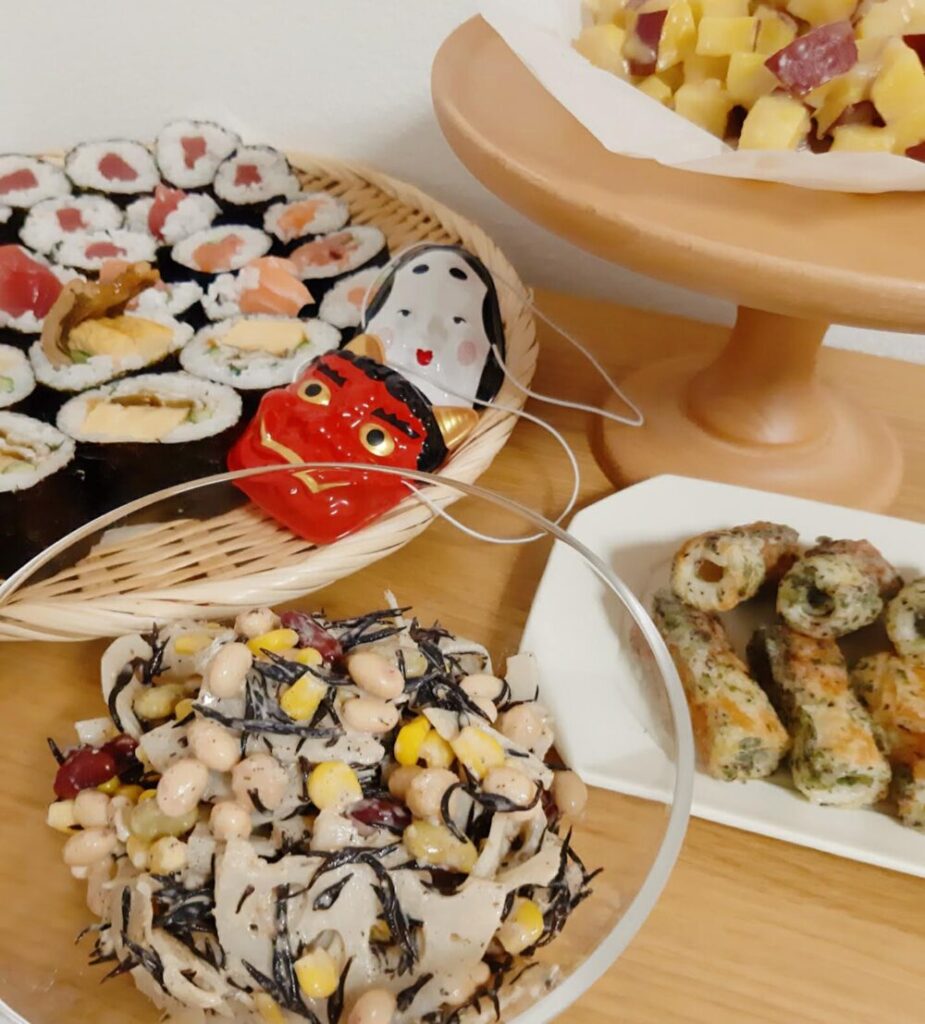 節分に☆皆で食べよう鬼の大きなそぼろご飯