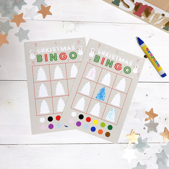 Amazon.co.jp: Omgouue クリスマスビンゴゲームパーティー用品 - 24人のお子様へのクリスマスギフト : おもちゃ