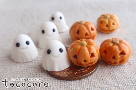 紙粘土 ✽yukako✽ ハロウィン 作品一覧iichi 日々の暮らしを心地よくするハンドメイドやアンティークのマーケットプレイス