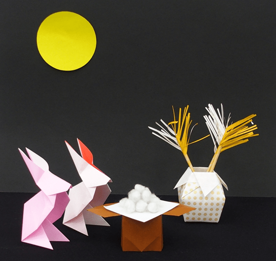 お月見の飾りを子どもと作ろう！簡単で可愛い折り紙の折り方や飾り方ご紹介！色とりどり